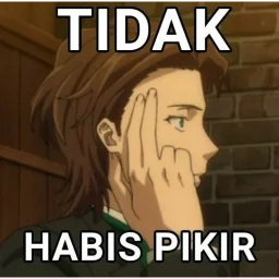 Stiker Tidak habis pikir